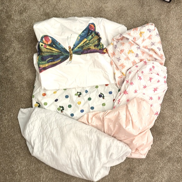 Pottery Barn Kids | Bedding | 5 Crib Sheets Waterproof Sheet Pottery ...